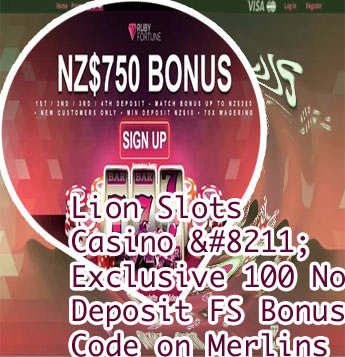 Lion slots no deposit bonus codes