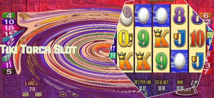 Tiki torch slot machine